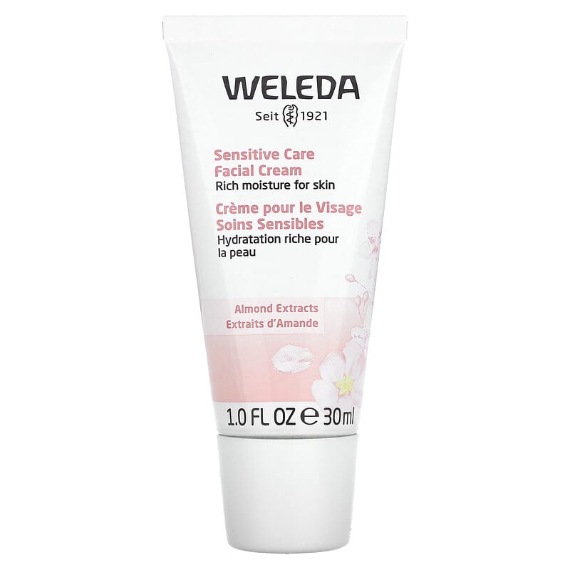 Crema facial para el cuidado de la sensibilidad, Extractos de almendra`` 30  ml (1,0