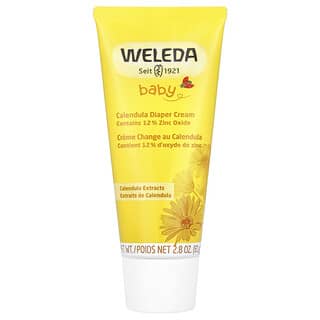 Weleda, Bebé, Crema para pañales de caléndula, Extractos de caléndula, 81 g (2,8 oz)