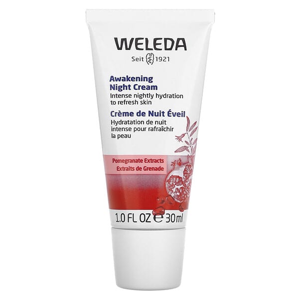 Weleda, Awakening Night Cream, Pomegranate Extracts , 1.0 fl oz (30 ml) (Товар знято з продажу) 