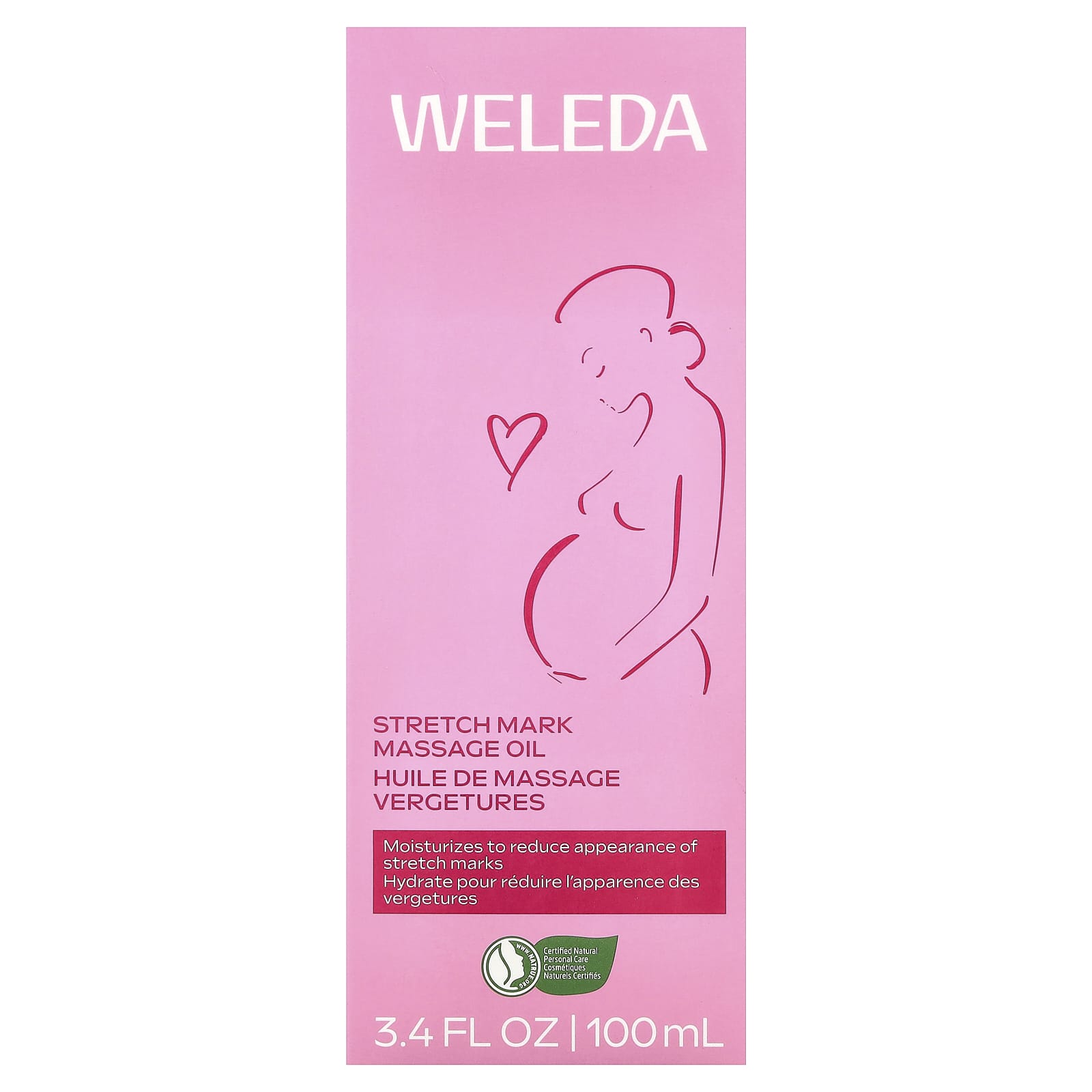 妊娠中用マッサージオイル、100ml（3.4液量オンス）