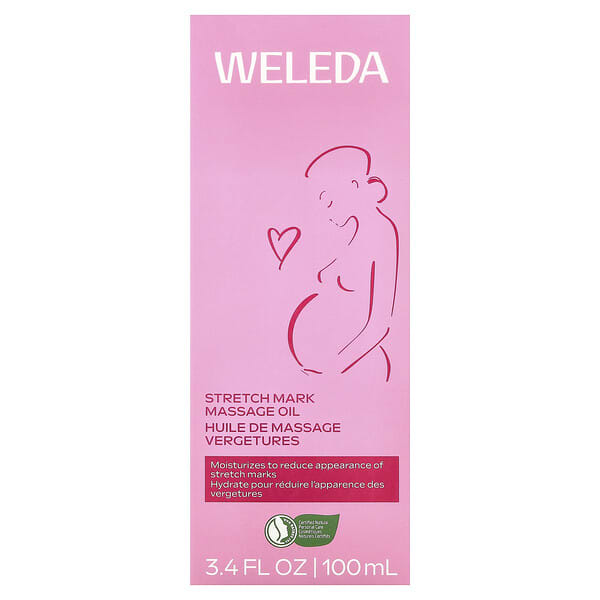 Weleda, Mama, массажное масло от растяжек, с экстрактом миндаля, 100 мл (3,4 жидк. унции)