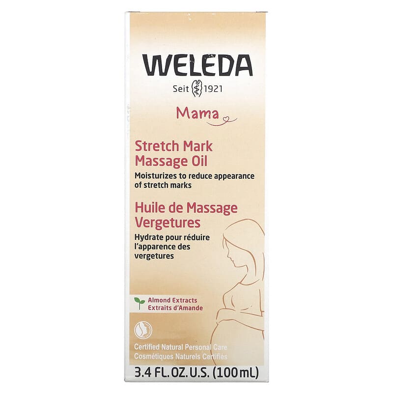 Huile de massage anti-vergetures Weleda