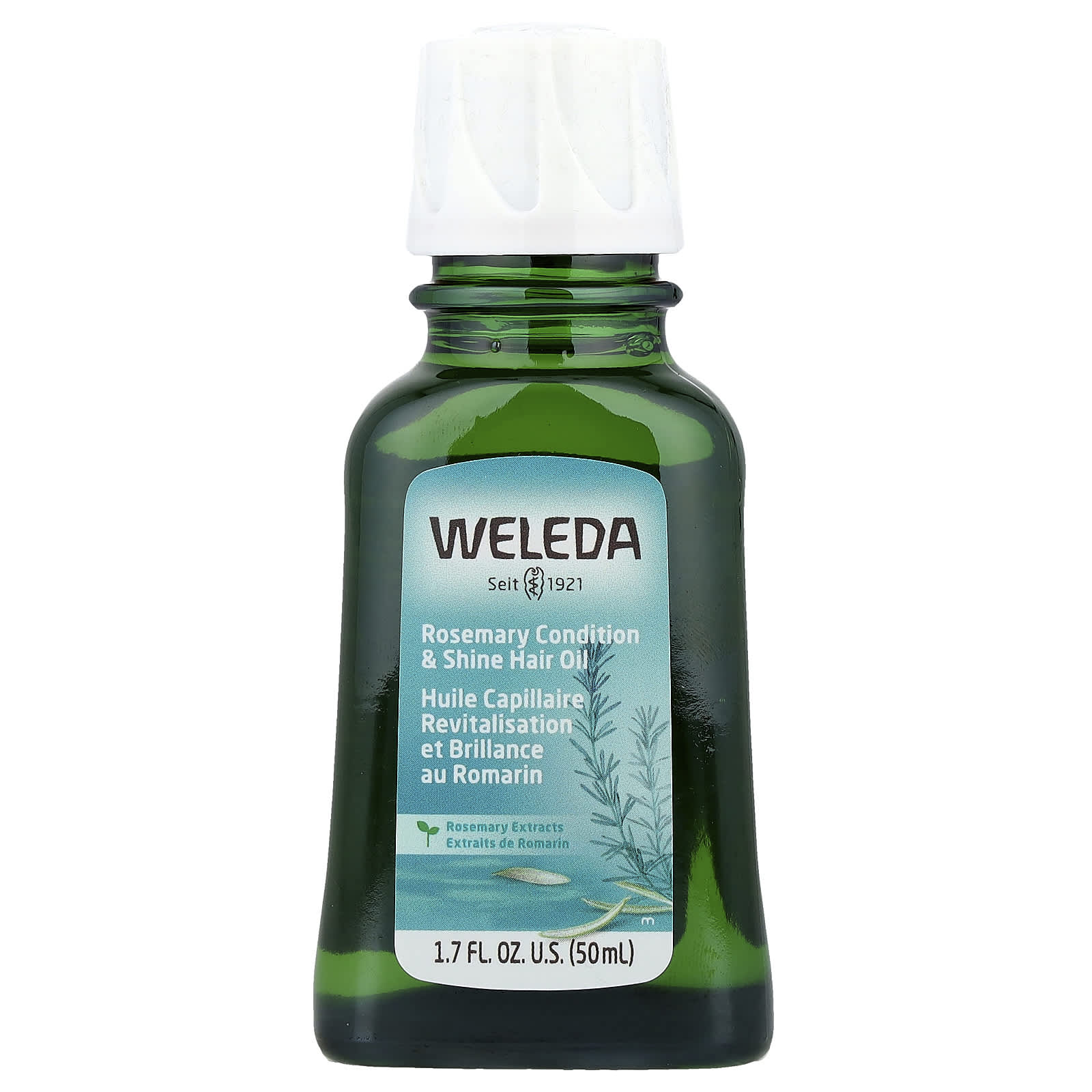 Condition & Shine Hair Oil, Rosemary Extracts, 1.7 fl oz (50 ml)
