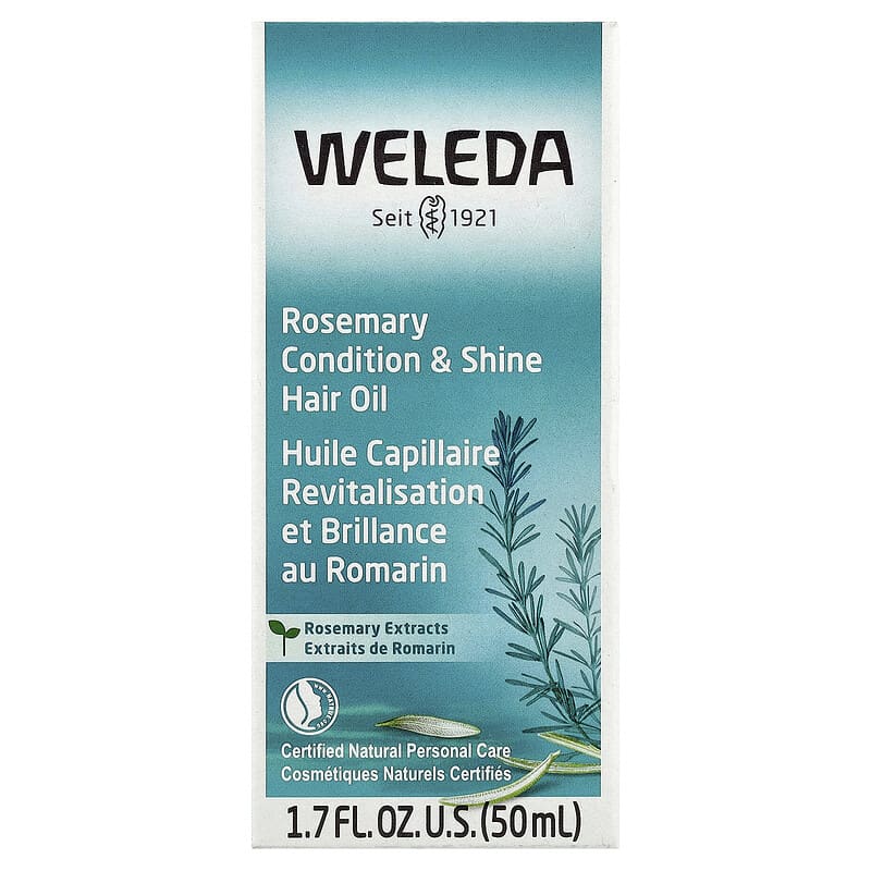 Condition & Shine Hair Oil, Rosemary Extracts, 1.7 fl oz (50 ml)