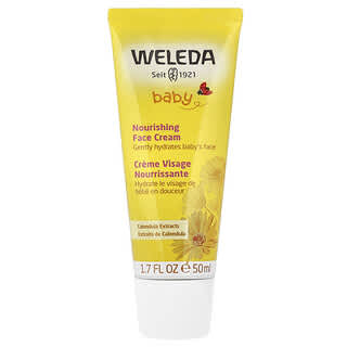 Weleda, Baby, Nourishing Face Cream, pflegende Gesichtscreme für Babys, Ringelblumenextrakte, 50 ml (1,7 fl. oz.)