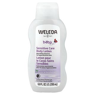 Weleda, Baba, Sensitive Care testápoló, fehér mályva kivonat, 6,8 fl uncia (200 ml)