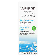 Weleda, オーラルケア、塩歯磨き粉、フッ素不使用、ペパーミント、75ml（2.5液量オンス）