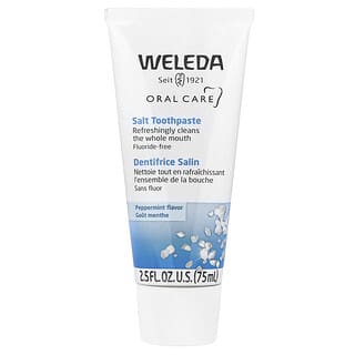 Weleda, Oral Care, Salt Toothpaste, Fluoride Free, Peppermint, 2.5 fl oz (75 ml)
