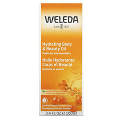 Weleda, Увлажняющее масло для тела и красоты, экстракт облепихи, 100 мл (3,4 жидк. Унции)
