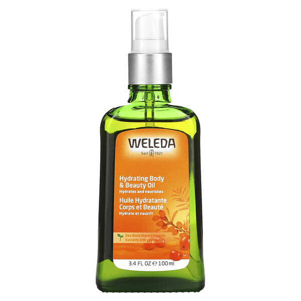 Weleda, Hydrating Body & Beauty Oil, Sea Buckthorn Extracts, 3.4 fl oz (100 ml)