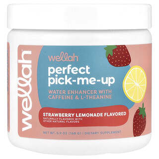 Wellah, Perfect Pick-Me-Up, Strawberry Lemonade, 5.9 oz (168 g)