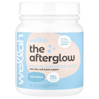 Wellah, The Afterglow, Multi Collagen Protein + Beauty, Unflavored, 17.4 oz (486 g)