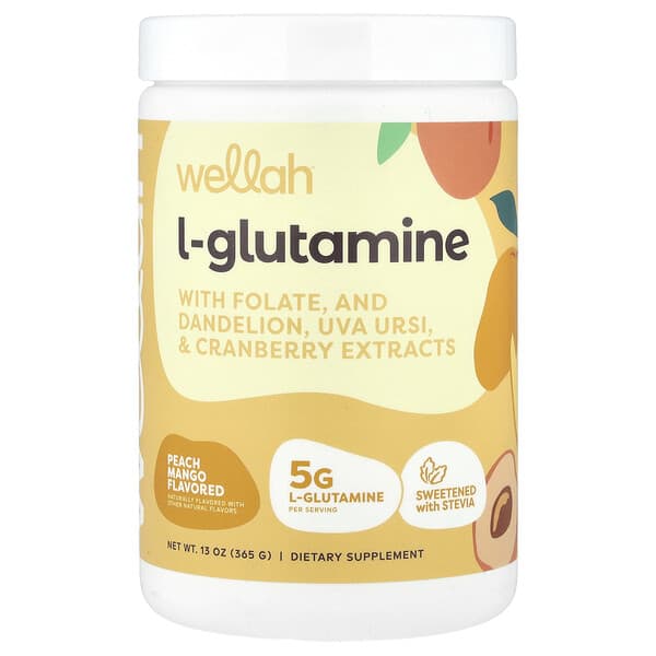 L-Glutamine, Peach Mango, 13 oz (365 g)