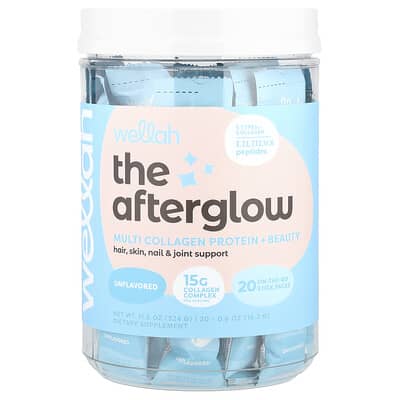 Wellah, Afterglow, Multi-Collagen + Beauty, Original, 20 Bars, 0.6 oz (16.2 g) Each