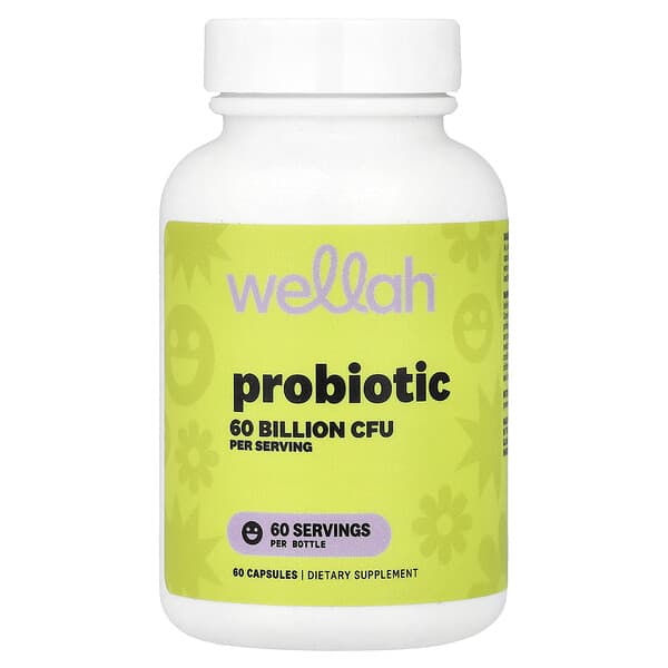 Wellah, Probiotic, Probiotikum, 60 Kapseln