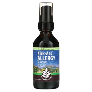 WishGarden Herbs, Kick-Ass Allergy, Rescate estacional, 59 ml (2 oz. líq.)