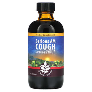 WishGarden Herbs, Serious AM Cough Soothing Syrup, 4 fl oz (120 ml)