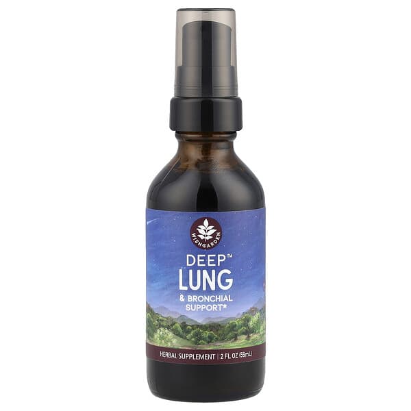 WishGarden Herbs Deep Lung™ & Bronchial Support, 2 fl oz (59 ml)