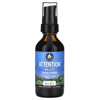 WishGarden Herbs, Niños, Attention Ally Focus Friend, 59 ml (2 oz. Líq.)