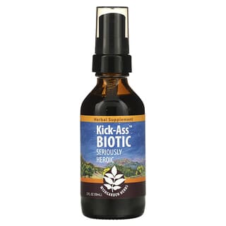 WishGarden Herbs, Kick-Ass Biotic, Seriously Heroic, 2 fl oz (59 ml)