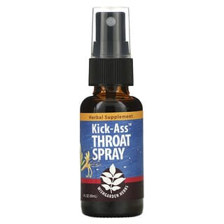 WishGarden Herbs, Spray para la garganta Kick-Ass`` 30 ml (1 oz. Líq.)
