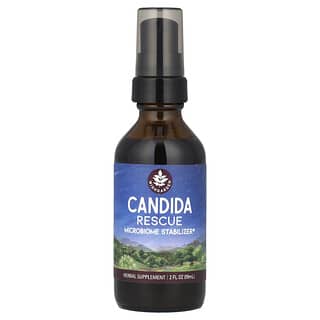 WishGarden Herbs‏, Candida Rescue, מייצב מיקרוביום, 59 מ"ל (2 אונקיות נוזל)