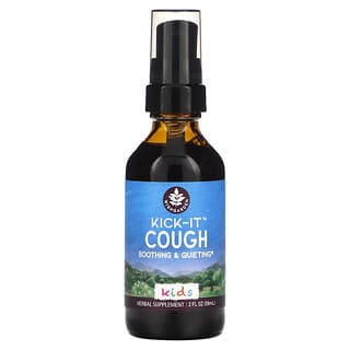 WishGarden Herbs‏, לילדים, Kick-It Cough מרגיע ושקט, 59 מ“ל (2 אונקיות נוזל)