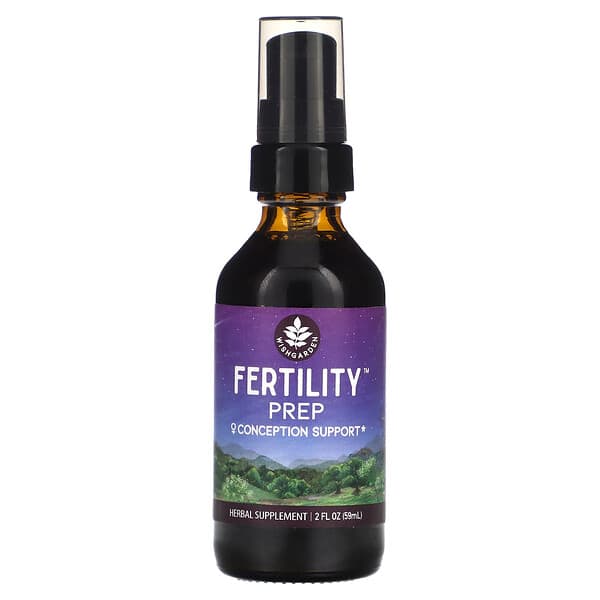 WishGarden Herbs Fertility Prep Conception Support, 2 fl oz (59 ml)