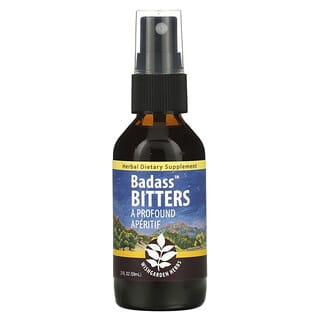 WishGarden Herbs, Badass Bitters, A Profound Aperitif, 2 fl oz (59 ml)