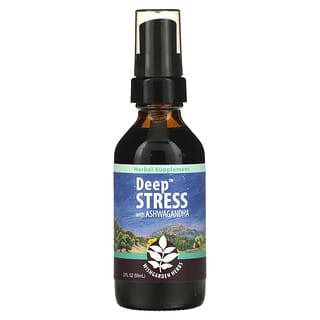 WishGarden Herbs, Deep Stress с ашвагандой, 59 мл (2 жидк. Унции)