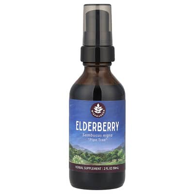 WishGarden Herbs, Elderberry, 2 fl oz (59 ml)