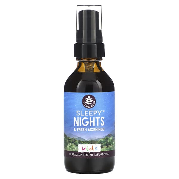 WishGarden Herbs Kids, Sleepy Nights & Fresh Mornings, 2 fl oz (59 ml)
