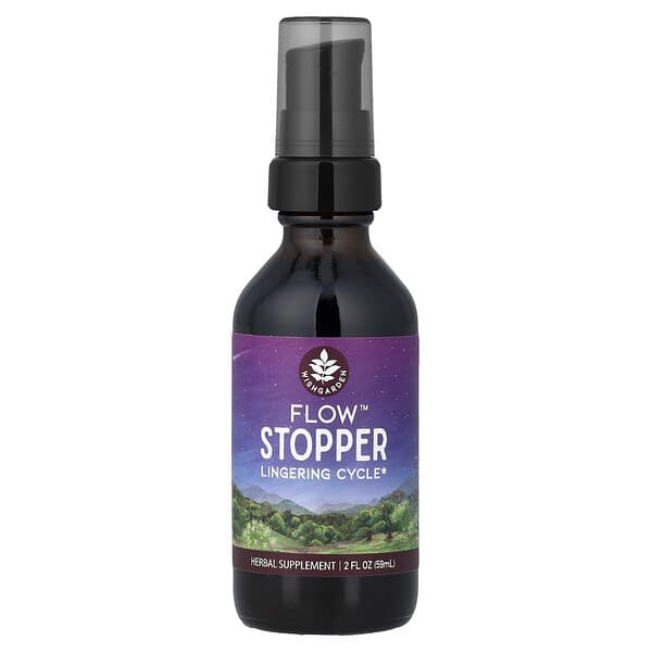 WishGarden Herbs, Flow™ Stopper, Lingering Cycle, 2 fl oz (59 ml) — product photo 1