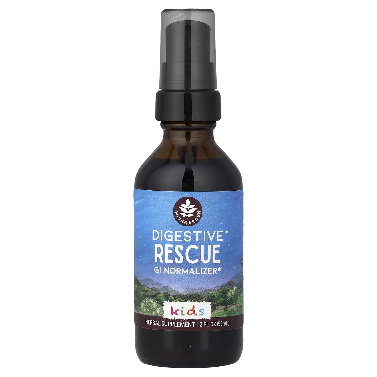 WishGarden Herbs Kids, Digestive Rescue, GI Normalizer – 59 ml de WishGarden Herbs