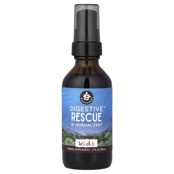 WishGarden Herbs, Kids, Digestive Rescue GI Normalizer, 2 fl oz (59 ml) — product photo 1