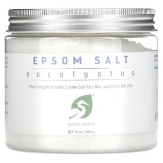 White Egret Personal Care, 瀉鹽，桉樹，16盎司（454克）