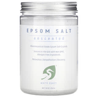 White Egret Personal Care, Epsom Salt, Unscented, 30 oz (850 g)