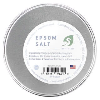 White Egret Personal Care, Sel d'Epsom, 57 g
