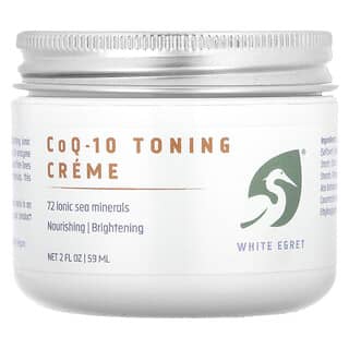 White Egret Personal Care, Crème tonifiante à la CoQ-10, 59 ml