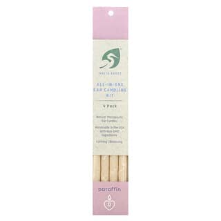 White Egret Personal Care, All-In-One Ear Candling Kit, 4 Pack