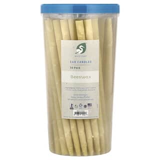 White Egret, Ear Candles, Beeswax, 50 Pack