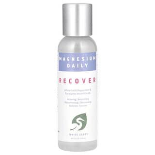 White Egret Personal Care, Magnesio de recuperación diaria, 59 ml (2 oz. líq.)