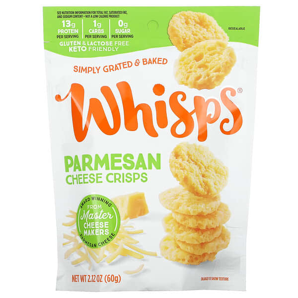Whisps, Cheese Crisps, Parmesan, 2.12 oz (60 g)