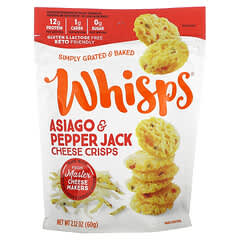 Whisps (ويسبس)‏, رقائق بطاطس أسياجو بالفلفل جاك ، 2.12 أونصة (60 جم)