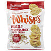 Whisps, 치즈 크리스프, 아시아고 & 페퍼 잭, 60g(2.12oz)