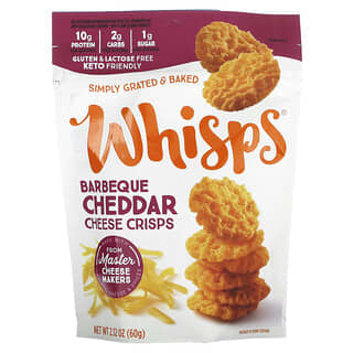 Whisps, Barbeque Cheddar Cheese Crisps, 2.12 oz (60 g)