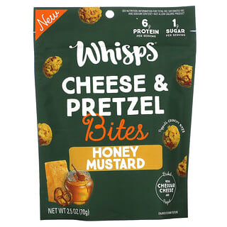 Whisps, Cheese & Pretzel Bites, Honey Mustard, 2.5 oz (70 g)