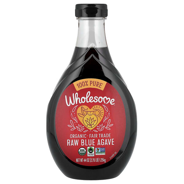 Wholesome Sweeteners, 유기농 생 블루 아가베, 1.25kg(44oz)