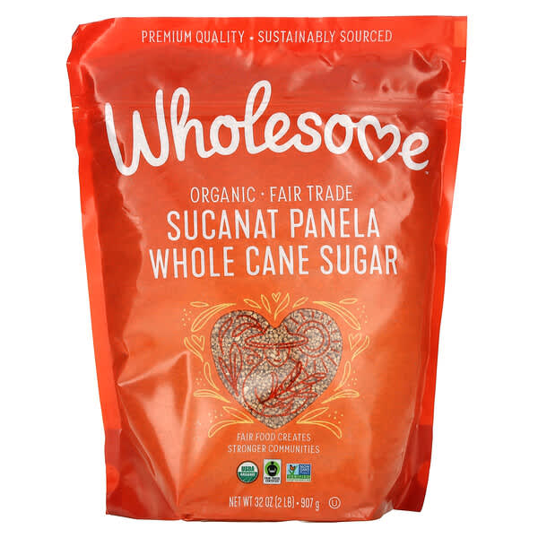 Wholesome Sweeteners, 有機黑糖，全蔗糖，2 磅（907 克）