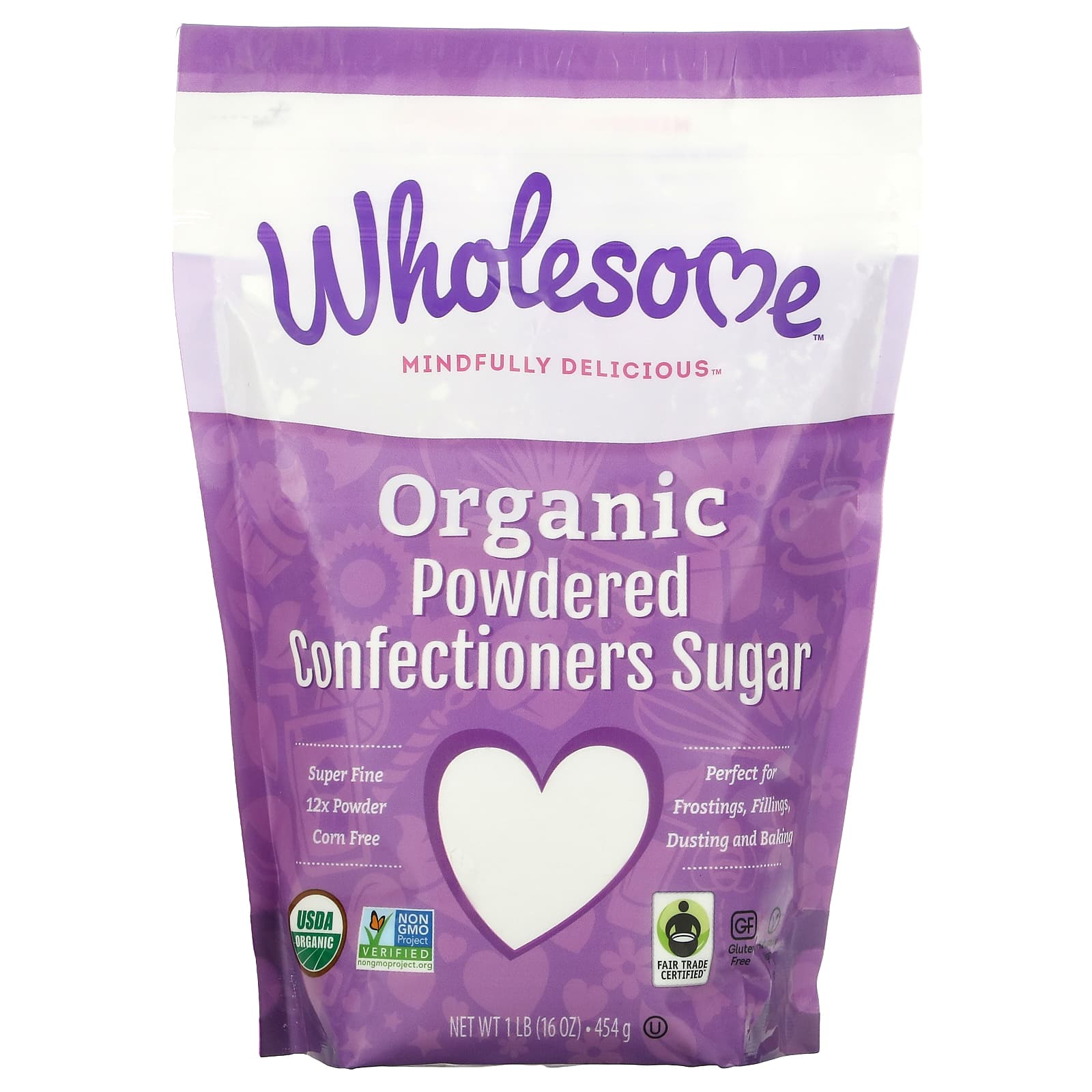 ギフ_包装】 Wholesome Sweeteners Wholesome Organic Sucanat, Unrefined Whole Cane  Sugar, Fair Trade, Non GMO Gluten Free, Pound (Pack Of 12) パン・ジャム・シリアル 